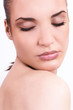 dreaming beautiful woman