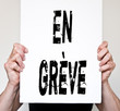 employé en grève