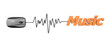 Word Music with Black Mouse – Orange Word Music with Black Mouse – Orange
