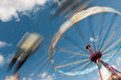 Whirling carousel on the sky