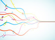 Abstract background with tunes.