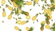 Pineapple falling