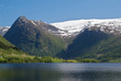 Mountain landscape in the spring