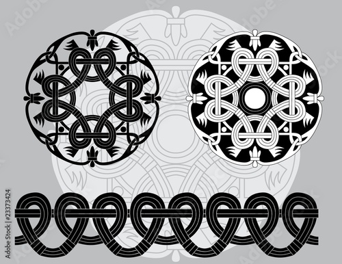 Black And White Vector Design. Black and white Celtic