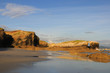 Las Catedrales beach. Ribadeo, Spain. Early morning