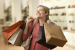 Woman Carrying Shopping Bags