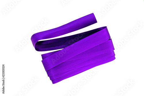 Photo: Purple satin seam binding Purple satin seam binding
