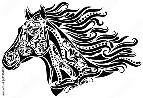 Vector: Abstract horse. Abstract horse.