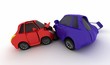 cartoon car crash