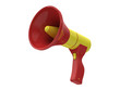 Bullhorn isolated on white background Bullhorn isolated on white background