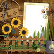 brown summer garden frame brown summer garden frame