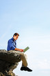 Photo: Man with notebook Man with notebook