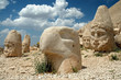 Monumental god heads on mount Nemrut, Turkey Monumental god heads on mount Nemrut, Turkey
