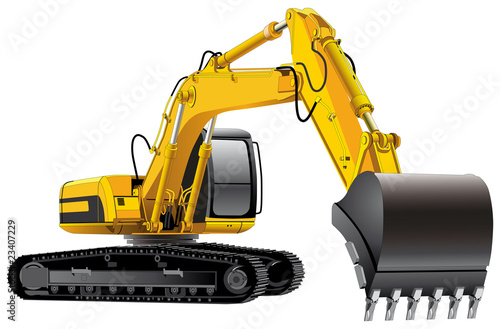 Vector: Power Excavator Power Excavator