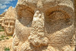 Monumental god heads on mount Nemrut, Turkey Monumental god heads on mount Nemrut, Turkey