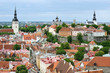 View of the Toompea hill. Tallinn, Estonia