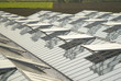 Glasflächen von einem Gewächshaus Glasflächen von einem Gewächshaus