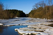 Floe in the river