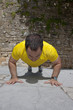 Man doing pushups