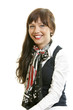 happy young business woman with a smile