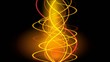 gold spiral line and color light gold spiral line and color light