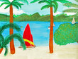Tropical Beach View