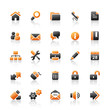 Orange Black Website Icons