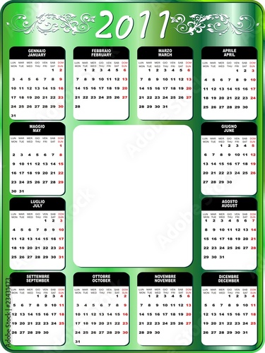 2011 Calendario-Calendar-3-Vector