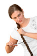 Haare ab, genervt
