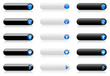 Web buttons (black and white)
