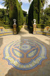 Garden of the Royal Alcazar in Seville, Spain