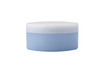 blue cream bottle
