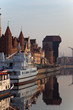 Gdansk of Riverside at dawn