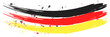 Deutschlandfahne - abstrakt