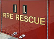 Fire Rescue Truck Lettering