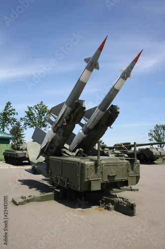 Photo: Two missiles launcher Two missiles launcher