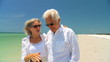 Senior Couple Enjoying Beach Lifestyle 60FPS