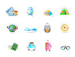 travel icon set