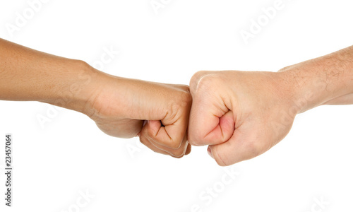 Photo: different color hands different color hands