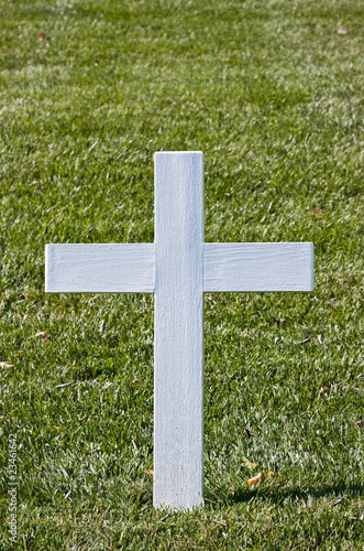 Photo: White Christian Cross White Christian Cross