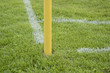 Photo: Ecke auf dem Fussballfeld Ecke auf dem Fussballfeld