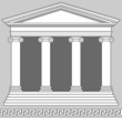 Ionic Temple with Greek Key
