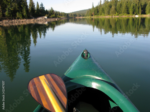 Photo: Canoe and Paddle Canoe and Paddle