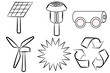 Energía renovable - Dibujos para colorear