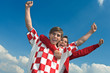 Fußball, fan, Kroatien