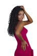 Beautiful African woman with curly hair Beautiful African woman with curly hair