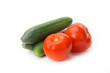 Tasty kitchen. Fresh vegetables isolated on white Tasty kitchen. Fresh vegetables isolated on white