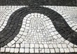 Straßenpflaster Welle Marmor Granit