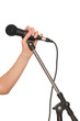 black microphone