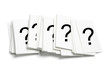 Cards with Question Marks Cards with Question Marks